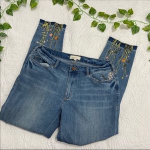 Sundance Driftwood Primrose Embroidered jeans -29